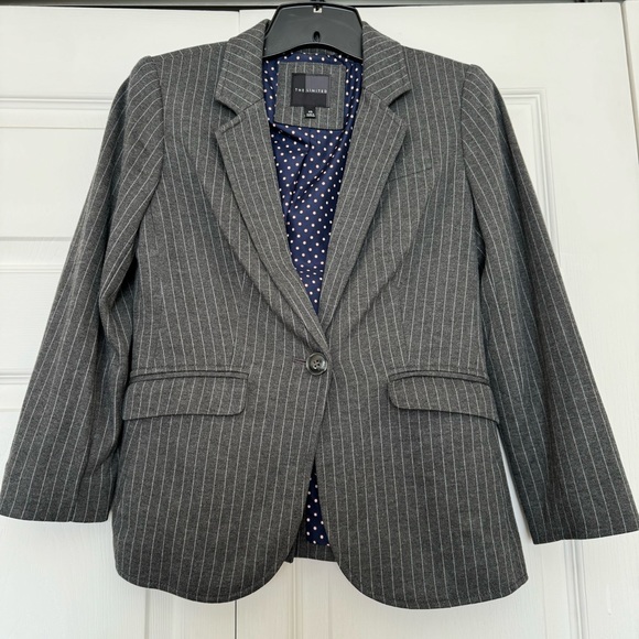The Limited Gray with Stripes Blazer Size XS - Picture 1 of 3